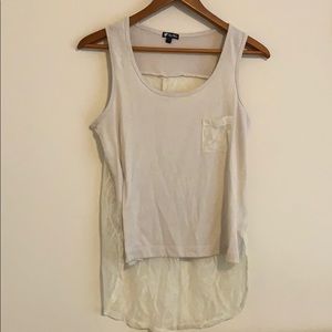 Cream tank top